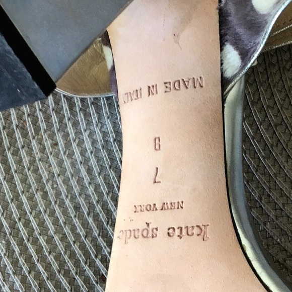 Kate Spade 7M ankle strap open toe high heel.worm once.excellent conditions. - Picture 5 of 6